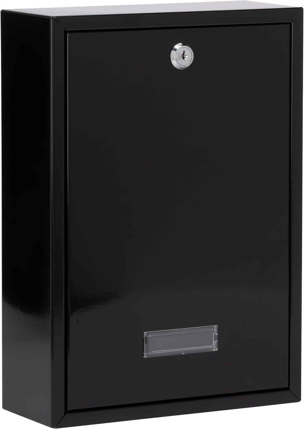 Burg-Wachter MB11BK Galvanised Steel Gate Wall Mount Post Box Black