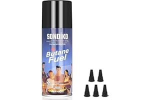 Sondiko Butane Refill, Premium Butane Fuel Canister 100ml, Premium Quality Fuel for Jet Flame Lighters and Torches