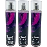Bath & Body Works Signature Collection Dark Kiss Fine Fragrance Mist, 8 Fl Oz (3-Pack)