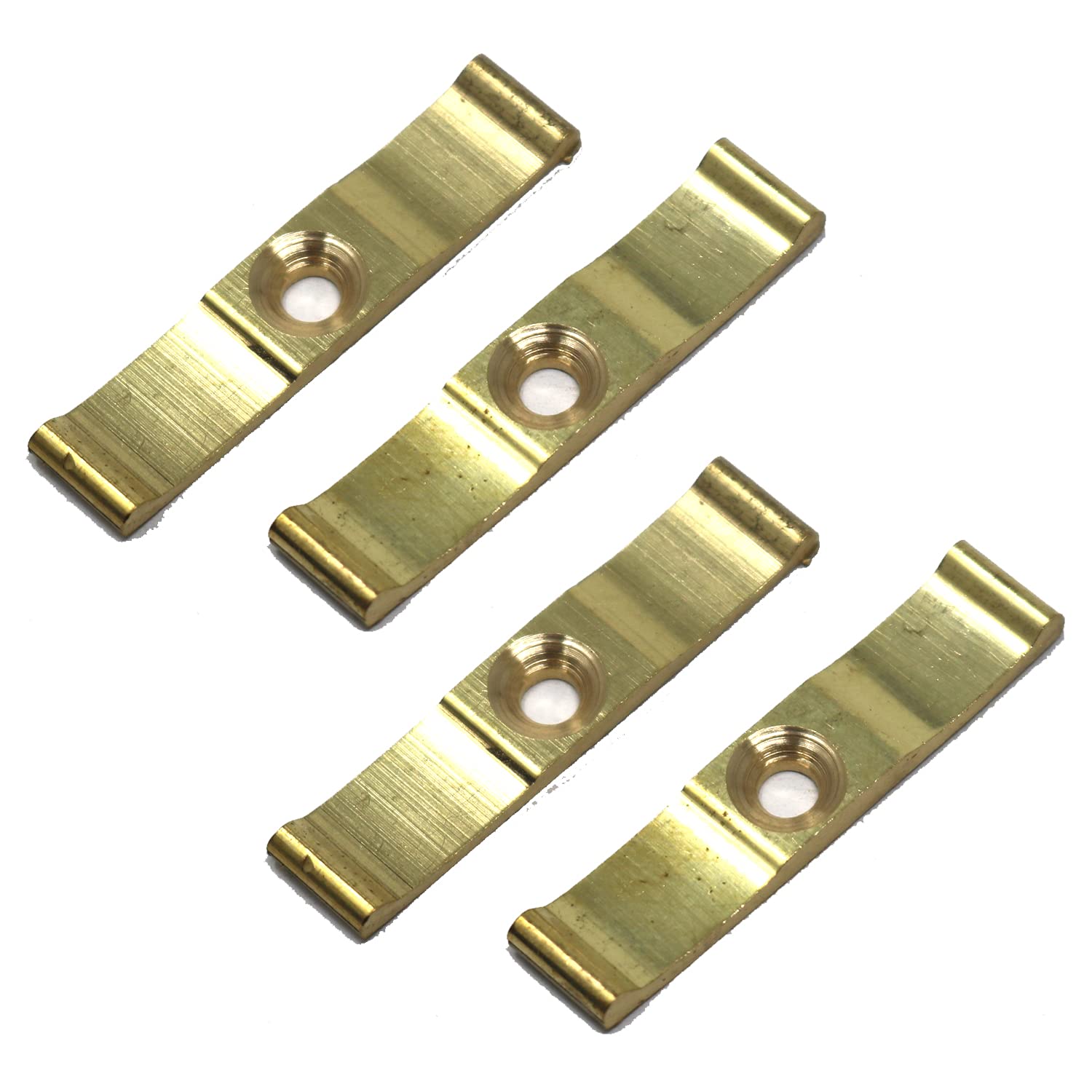 fiXte Solid Brass Turn Button Thumb Latch Granny Catch for Gates, Sheds, Doors, Box Making, Rabbit Hutches and Cages etc 38mm (1 1/2") (Pack of 4)