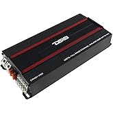 DS18 CANDY-X5B Amplifier in Black - Class D, 5 Channels, 2000 Watts Max, Digital, 1/2/4 Ohm, with Remote Subwoofer Level Controller - Compact Ampflier for Speakers in Car Audio System (Renewed)