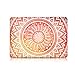 iLeadon Macbook Air 13 inch protective Hard Case Art Printing Ultra Thin shell cover for MacBook Air 13 inch Model A1369 and A1466 (Orange Mandala)