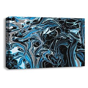 Canvas Wall Art Abstract Oil Texture Pictures Home Wall Decorations for Bedroom Living Room Paintings Canvas Prints Framed - 12x18 inches