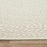 the carpet Kansas Robuster Indoor Outdoor Rug Natural Jute Look 80 cm Round view 5
