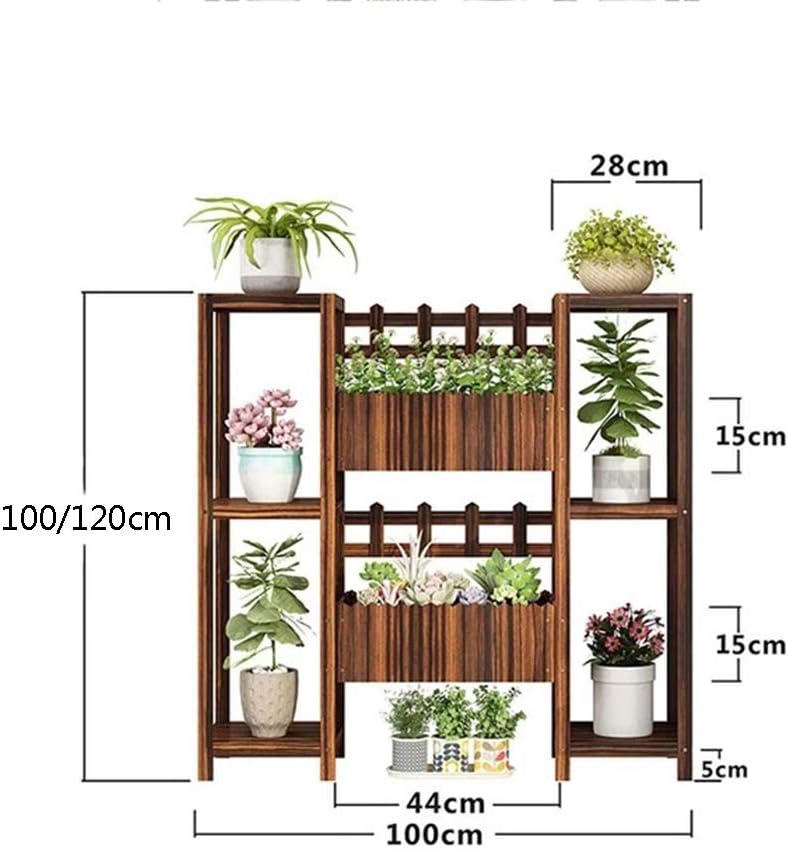 JKL-Soportes para Plantas Soporte para Plantas de Madera Estante ...