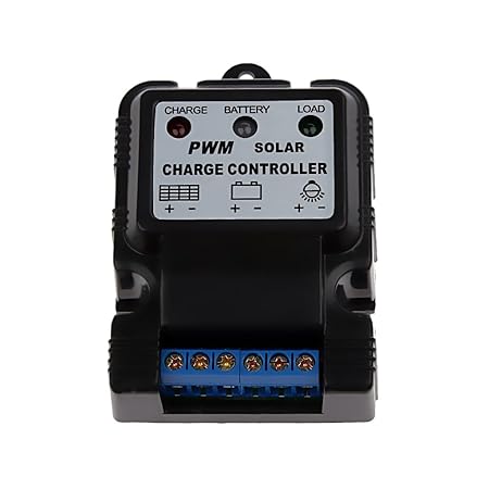 Imported 12V/24V 10A Auto Switch Solar Panel Battery Regulator Charge Controller BLK