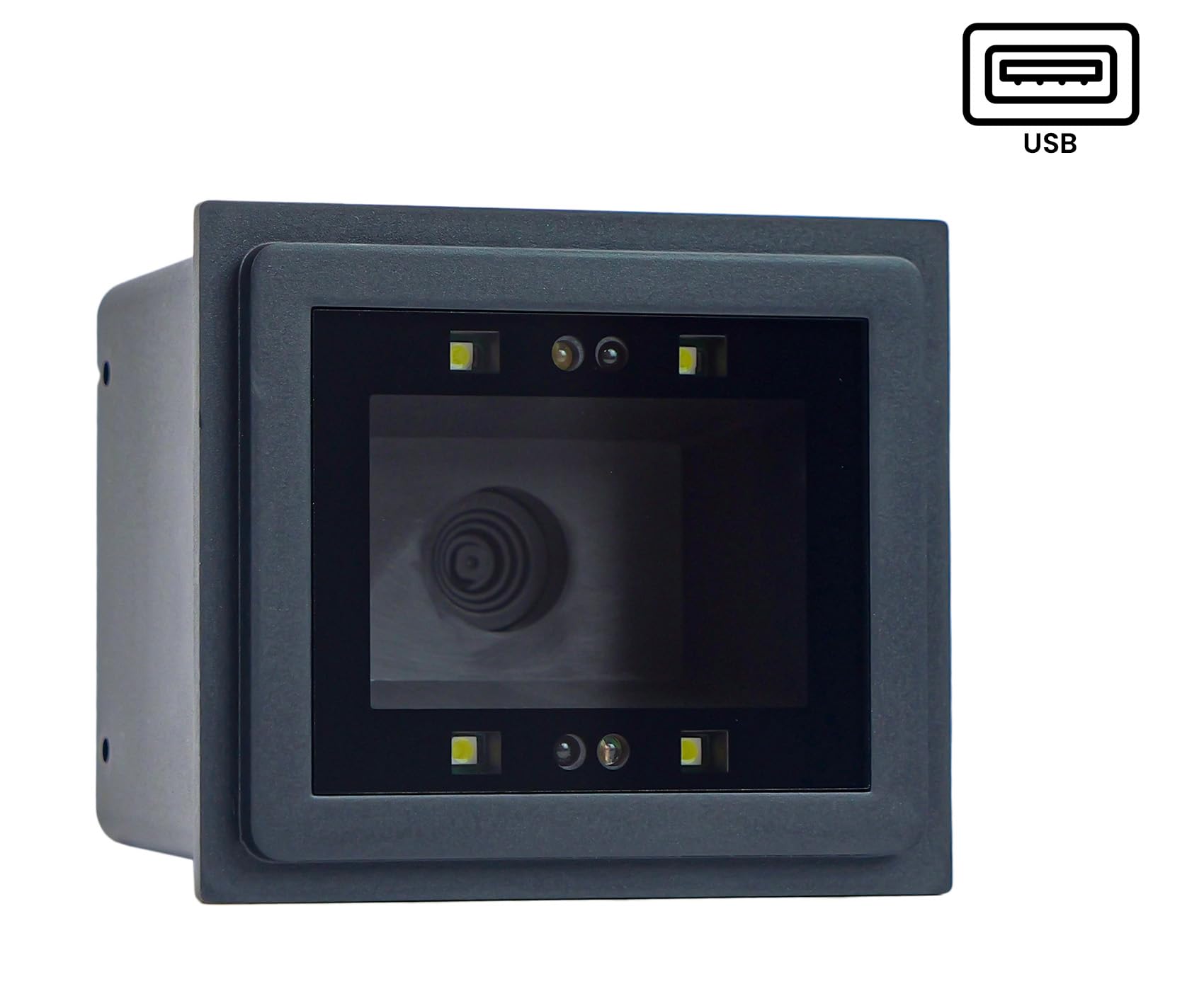 QR 2D Code Scanner, CMOS Sensor, USB Desktop Scanner, Industrial, 200 Scans per Second, Screen Reading, HDWR HD340