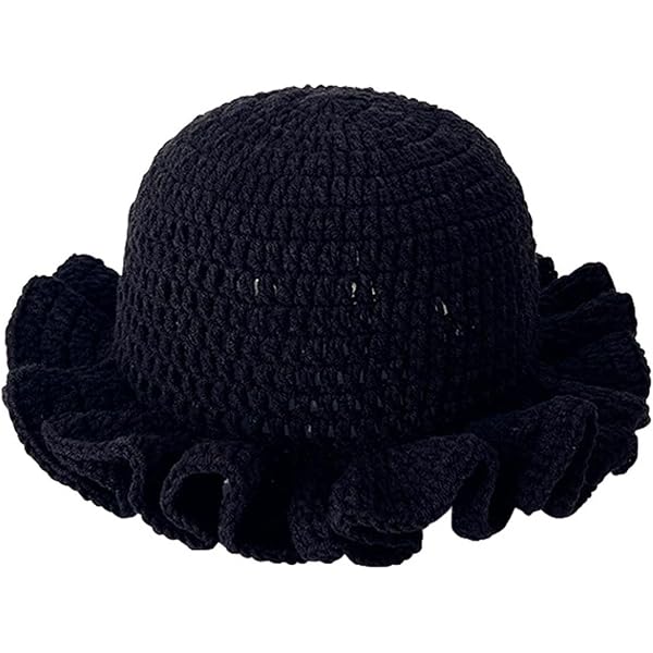 Hshsclth Handmade Crochet Hat Cute Bucket Hat for Women Boho  display picture 1