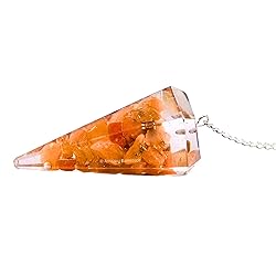 Red Aventurine Orgone Crystal Pendulums for