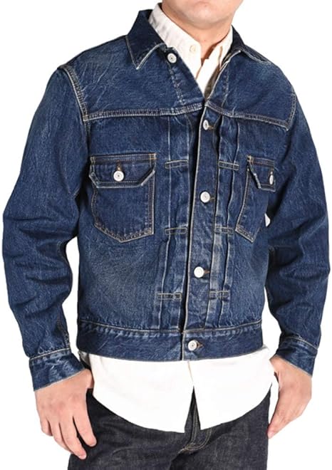 Amazon シュガーケーン Sugar Cane Gジャン 14 25oz Denim Jacket 1953 Model Aged Model 2ndタイプ デニムジャケット エイジングモデル Scsh コート ジャケット 通販