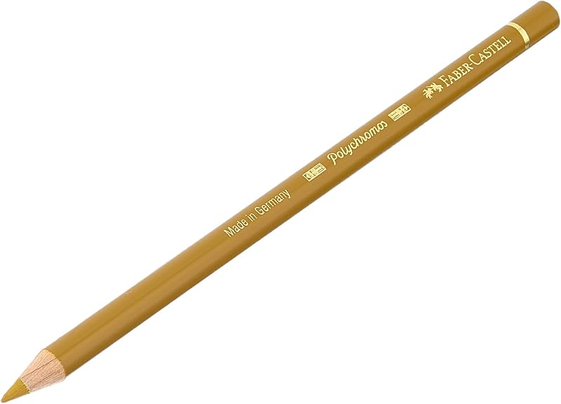 Faber-Castell Polychromos Colour Pencil Green Gold 268 Art Craft Drawing