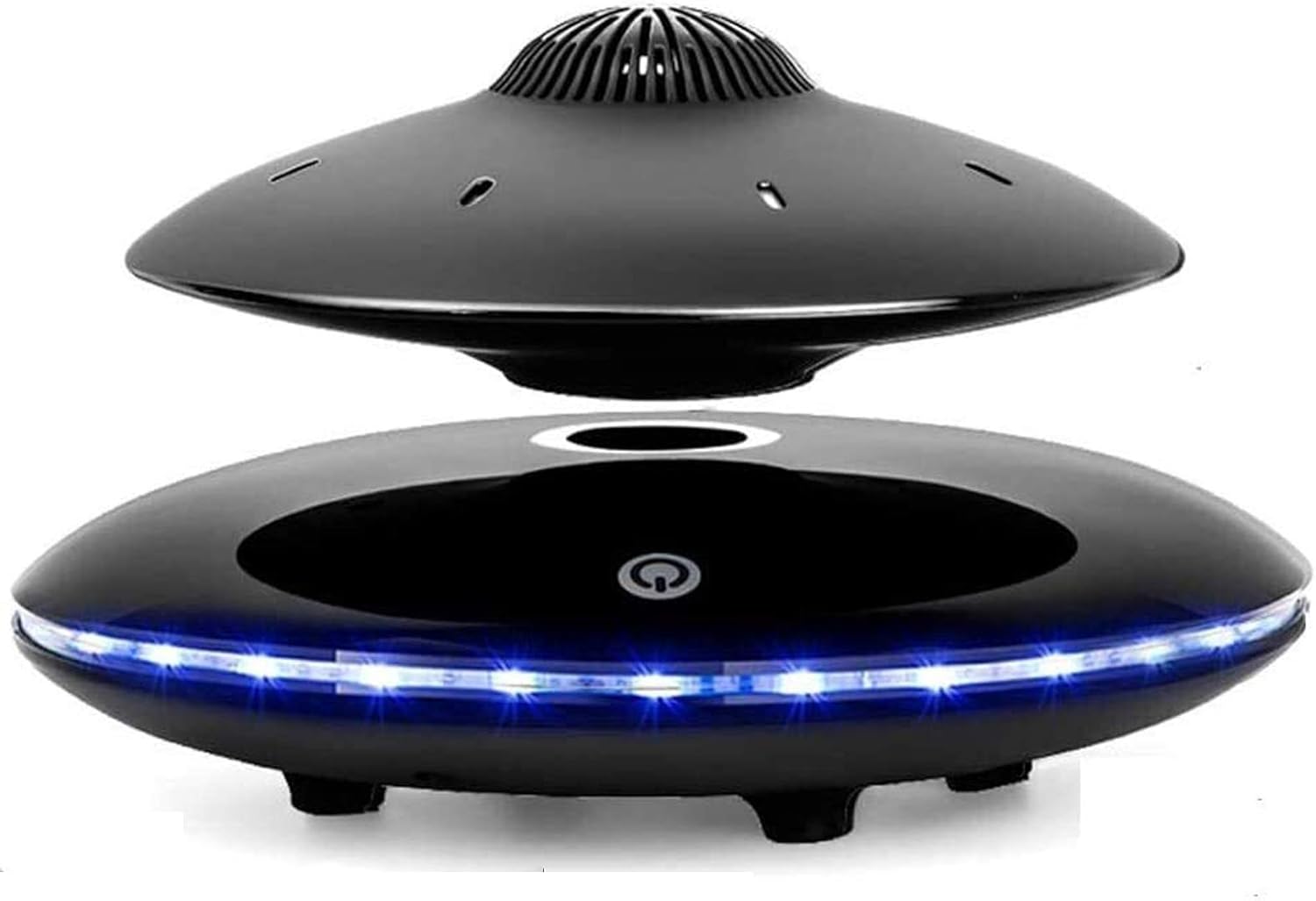 Qazxsw Wireless Levitating Speaker,Colorful Gradient LED Night