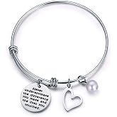 Jvvsci Never Underestimate The Difference You Made and The Lives You Touched Bracelet,Thank You Gift,Inspirational Gifts for Women