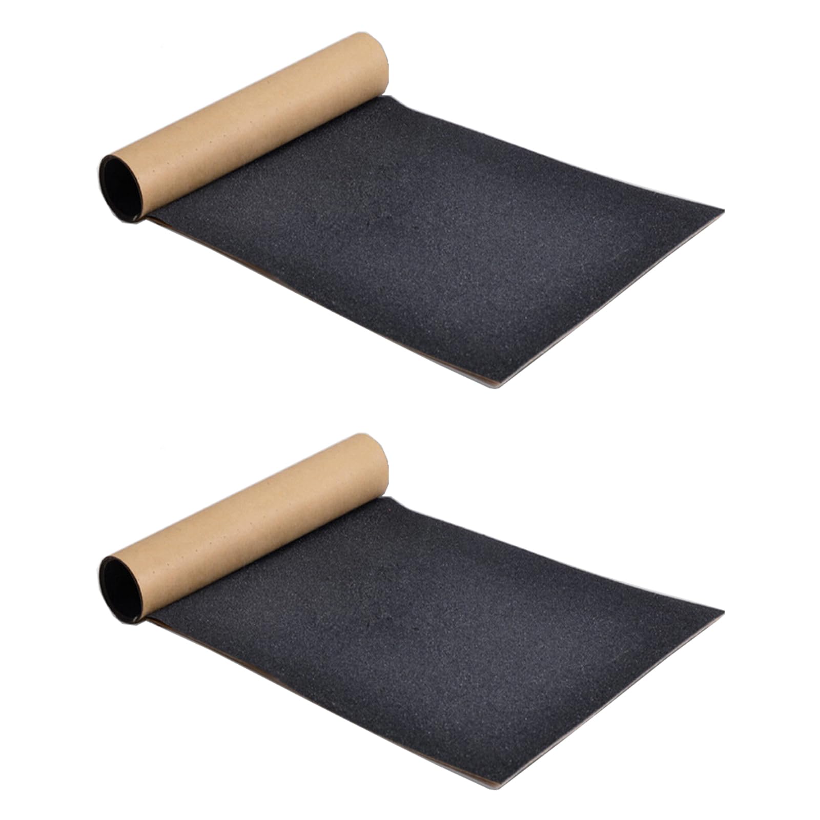 XIONGXIAOZHI Skateboard Grip Tape Sheet,81x21 cm, Grip Tape Waterproof Skateboards, Bubble Free, Waterproof, Black Scooter Grip Tape, For Skateboards, Pedals, Stairs, Steps, Decks (81 * 21cm)