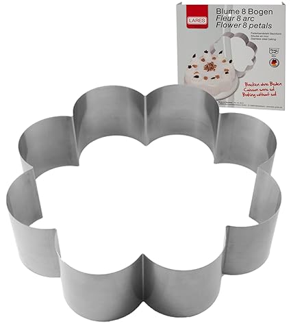 LARES Tortenring, Federbandstahl, Metall 27 x 7 cm