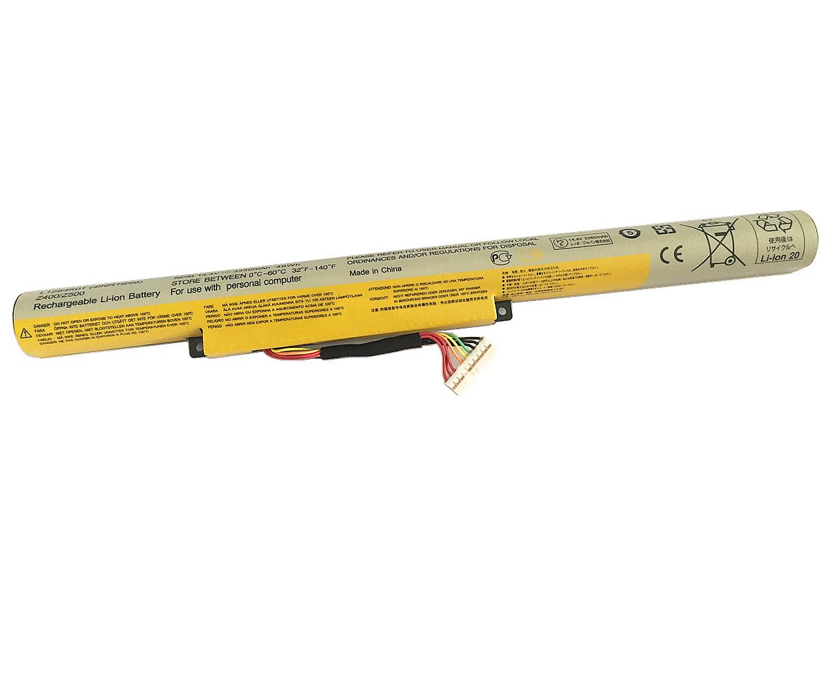 7XINbox 14.8V 48Wh 3350mAh L12L4K01 L12M4E21 L12M4F02 L12M4K01 L12S4E21 L12S4K01 Laptop Battery compatible with Lenovo Ideapad Z400 Z400A Z500 Z500A Z410 Z510 P500 P400 Touch Series