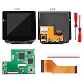 HISPEEDIDO Touch Version AMOLED OLED Laminated Screen Drop in Build in OSD RETRO PIXEL Screen Easy Install For GBC Game Boy Color,Only fits Custom Housing Shell