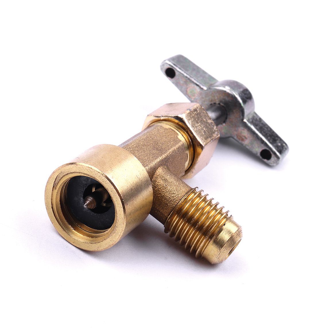 Atoplee 2/&nbsp;pcs r/&eacute;frig/&eacute;rant Peut Bouteille Tap Valve Opener Outil 1//4/&nbsp;SAE Filetage adaptateur