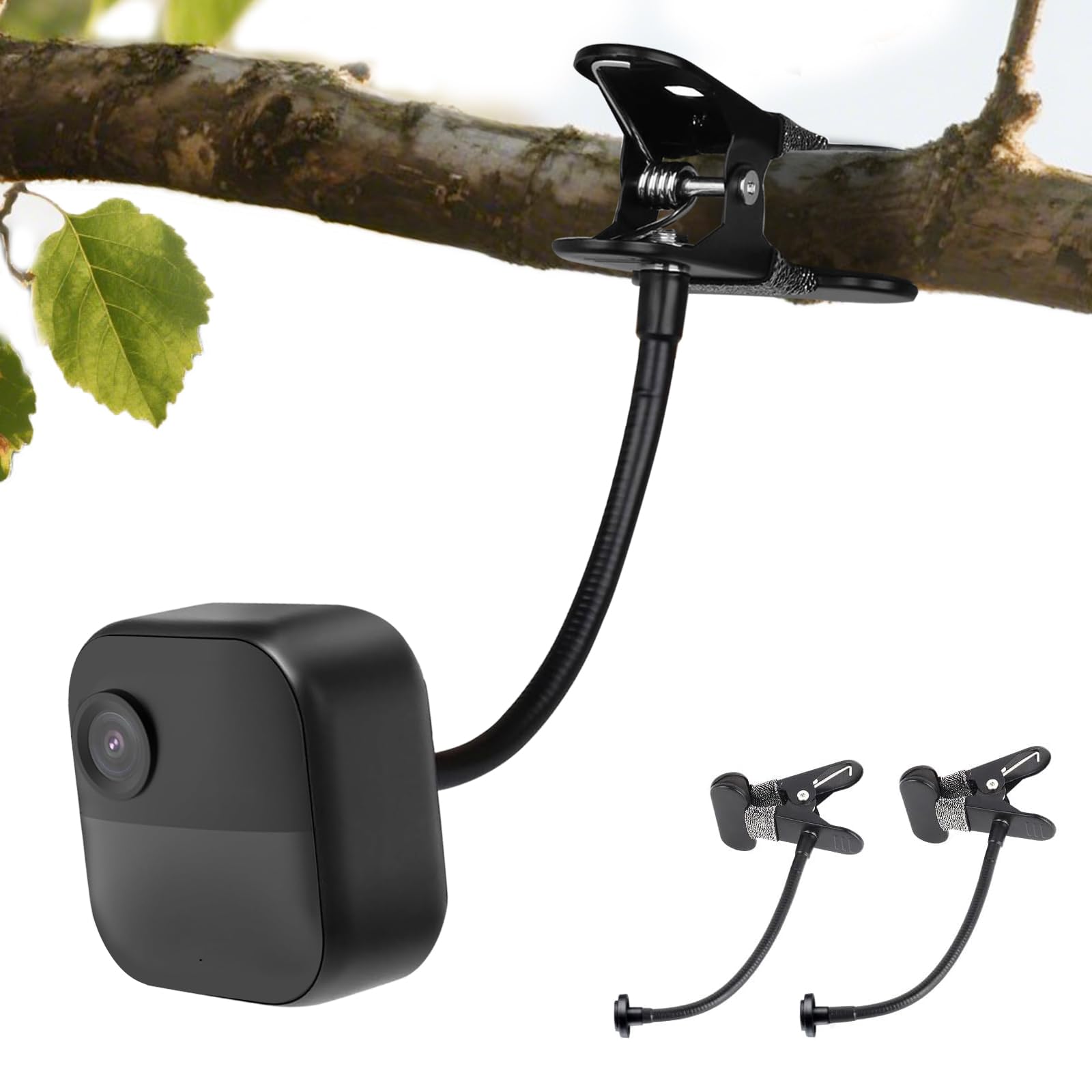 Photo 1 of 2Pack Flexible Clamp Mount Compatible with Blink Outdoor 4 (4th Gen)/(3rd Gen) XT3/Blink XT/XT2/Mini, Perfect Angle with 7.8inch Arm, Attach Your Blink Outdoor Camera Wherever You Like