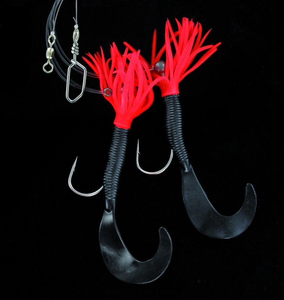 Jenzi Fringe Perk Trace Two Sides Japanese Red/Black Fringe Twister