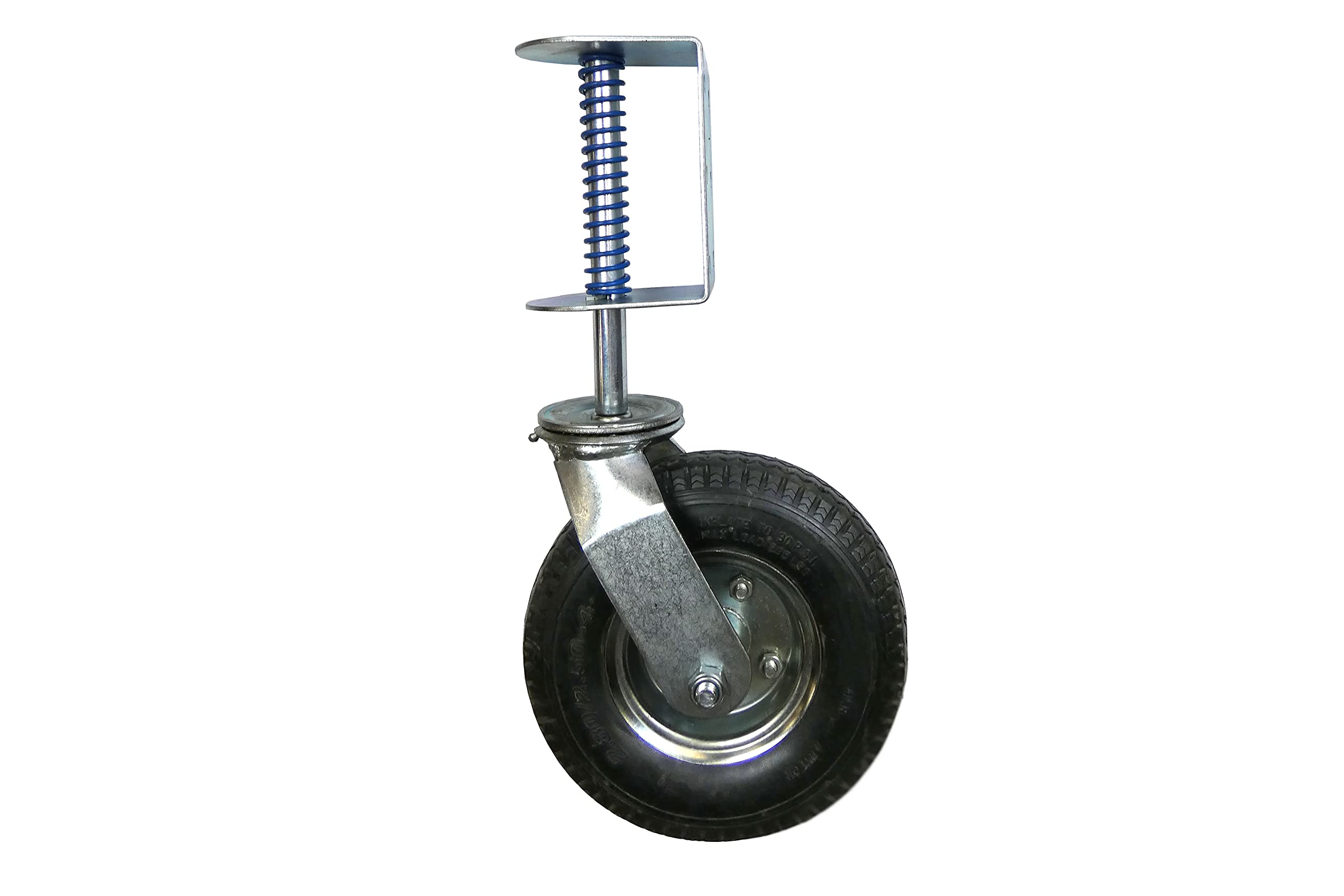 Shepherd Hardware 9798 8-Inch Pneumatic Gate Caster, 200-lb Load Capacity, Black, 8 inch