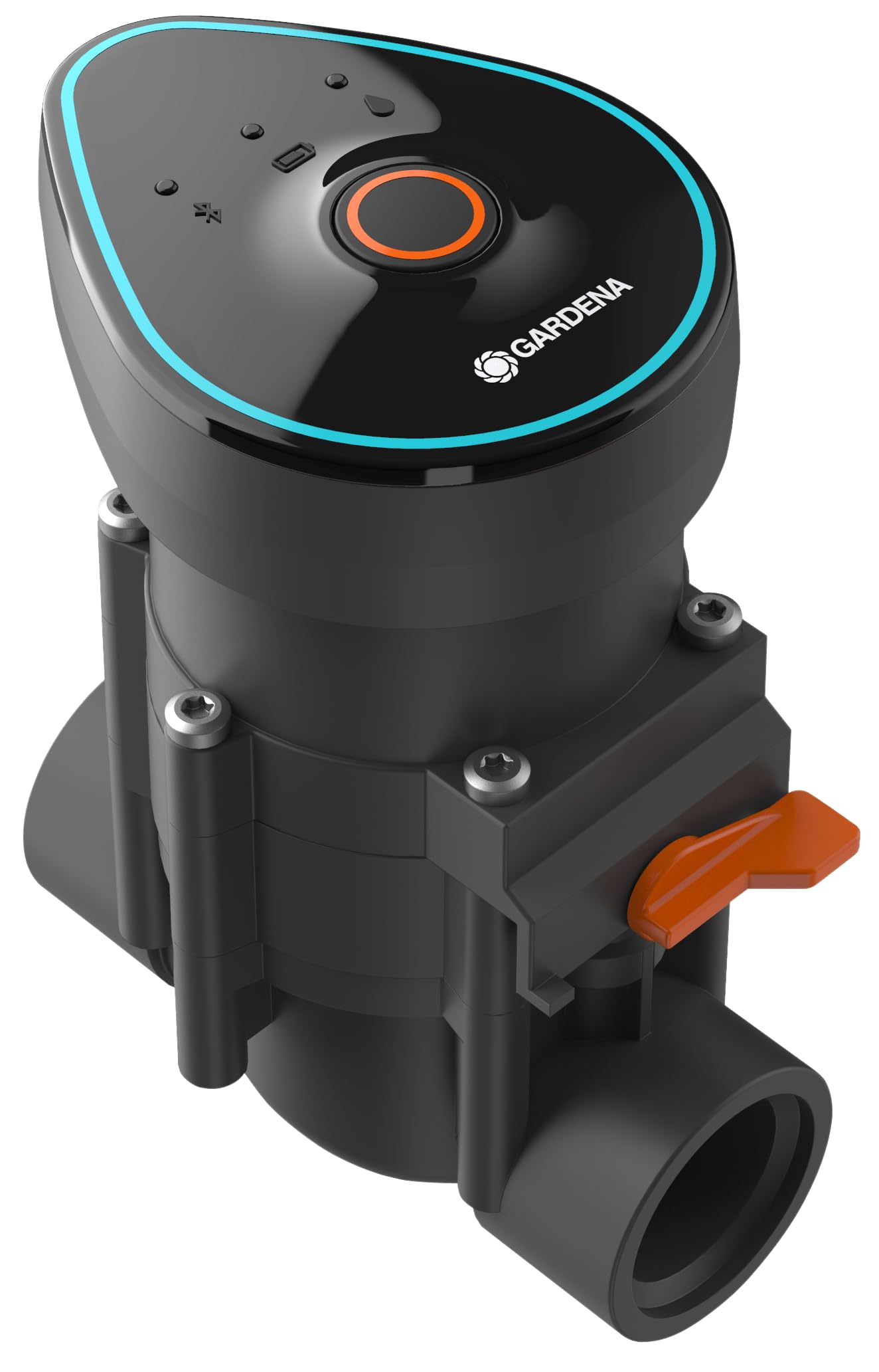 Gardena Irrigation Valve 9 V Bluetooth: Irrigation controller that can be programmed with the Bluetooth app, range up to 10 m, six independent schedules (01285-20)