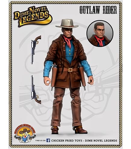 Amazon.com: Dime Novel Legends 1/18 Scale (4