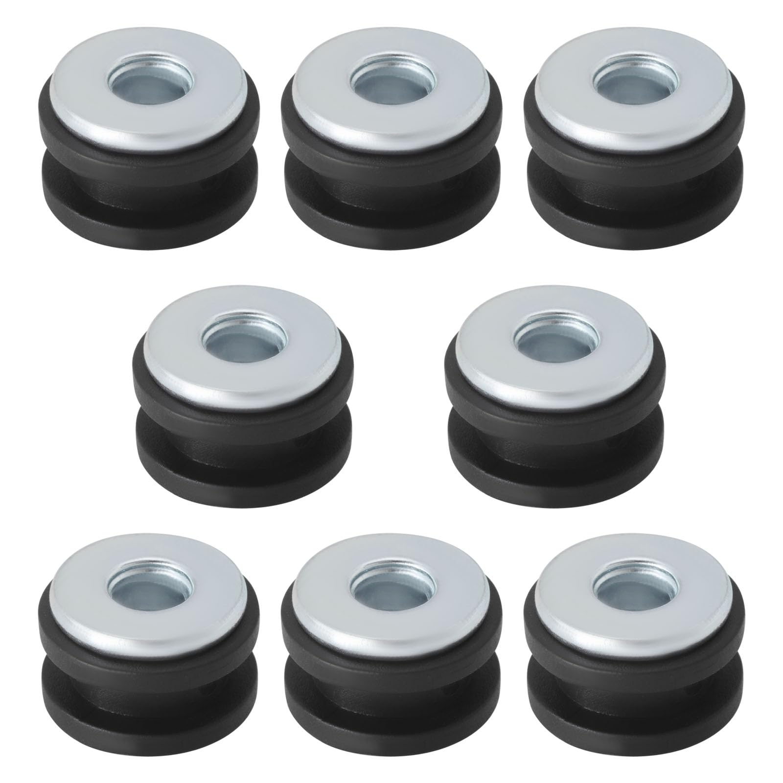 EMSea 10pcs Motorcycle Buffer Rubber Pad Grommet Set Rubber Grommets for Motorcycle Fairings Compatible with Honda CBR 954 929 600 1000 with Metal Bolt