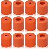 12PCS 3D Printer Bed Leveling Silicone Mounts, Solid Column Heatbed Stabilizer, Replaces Springs, 16mm 3D Printer Heatbed Leveling Parts for Precise Leveling, Easy Installation
