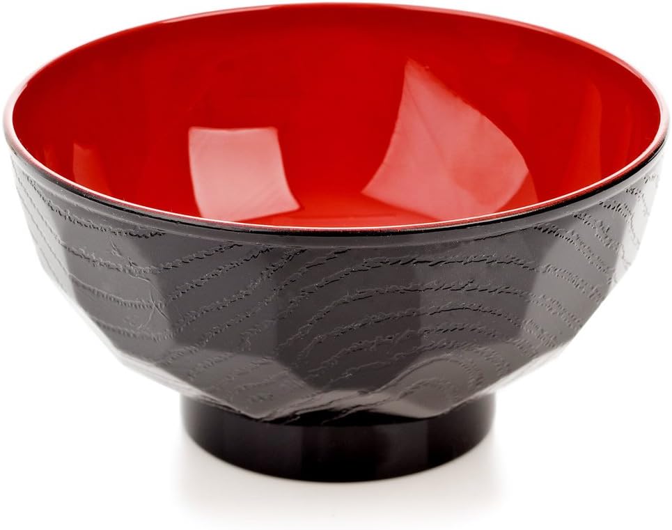 Black Lacquered Japanese Miso Soup Bowl Amazon.co.uk Kitchen & Home