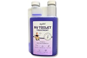 Liquified RV Toilet Treatment - Black Holding Tank Digester - Odor Eliminator - Lavender Scent - Matts RV Reviews (Lavender, 32oz)