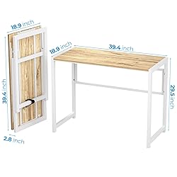GreenForest Folding Desk for Small Spaces, 39.4 in