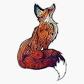 Space Fox Sticker Bumper Sticker Vinyl Decal 5
