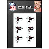 NFL Atlanta Falcons Face Tattoos, Team Colors, One Size