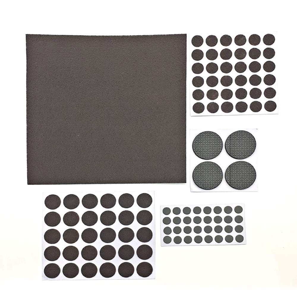 Anti-Skid and Scratch Pads – 103 Pieces Approx. - No More Scratches – Self Adhesive Pads for Furniture and Floor Scratch Protection – Easy to Move Glides for Furniture