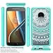 Moto G5 Plus Case,Motorola Moto G5 Plus Phone Cases,AnoKe Mandala Flower Cute Girls Women Ultra Thin Slim Fit Hard Cover TPU Bumper Phone Cover Cases for Motorola G5 Plus XT1687 Unlocked TM CH Mint