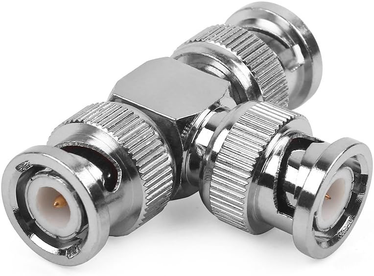 Triple T BNC male to two BNC male Jack Plug RF adapter Coaxial Cable connector converter for Mobile signal booster repeater Antennas
