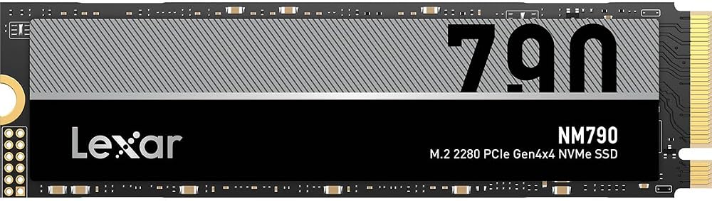 Lexar NM790 SSD 4TB PCIe Gen4 NVMe M.2 2280 Internal Drive 7400MB/s PS5 Gamer