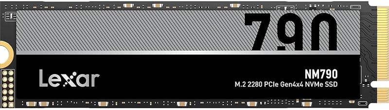 Lexar NM790 SSD 4TB PCIe Gen4 NVMe M.2 2280 Internal Drive 7400MB/s PS5 Gamer