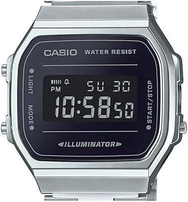 casio a168w black mirror