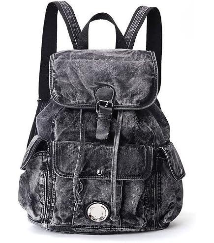 Amazon.com: HOKMAH Fashion Denim Backpack Women Men - Trendy