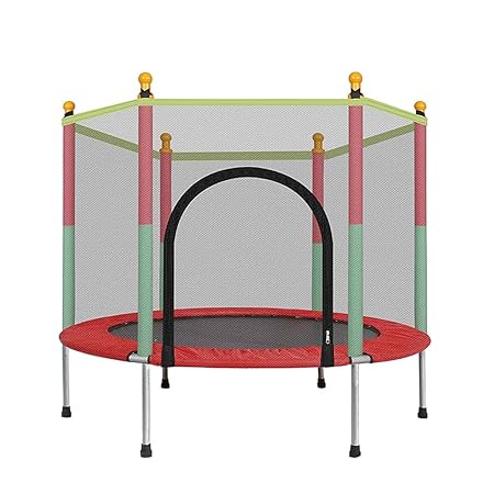 Indoortrampoline Home Kinderzimmer Trampolin Kinder Erwachsene Fitness Gürtel Net Spielzeug Geschenk für Kinder (Color : Red,