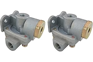 ZUVELLO 289714 Air Brake Double Check Quick Release Valve Fit For Haldex 289714X KN32041, 2 Pack
