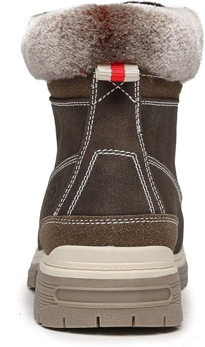 ANJOUFEMME Women Hiking Winter Boots