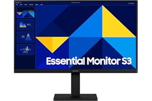 Samsung 22-inch FHD Flat Screen IPS Panel 5ms 100Hz Monitor with Eye-Saver Mode & Super Slim Design (LS22D300GANXZA) - [Canad