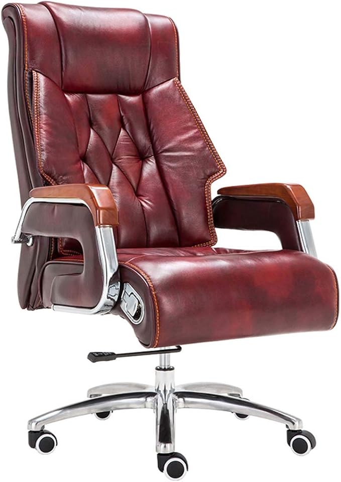 Fauteuil De Bureau Directionnel Pivotant Noir Inclinable Confortable