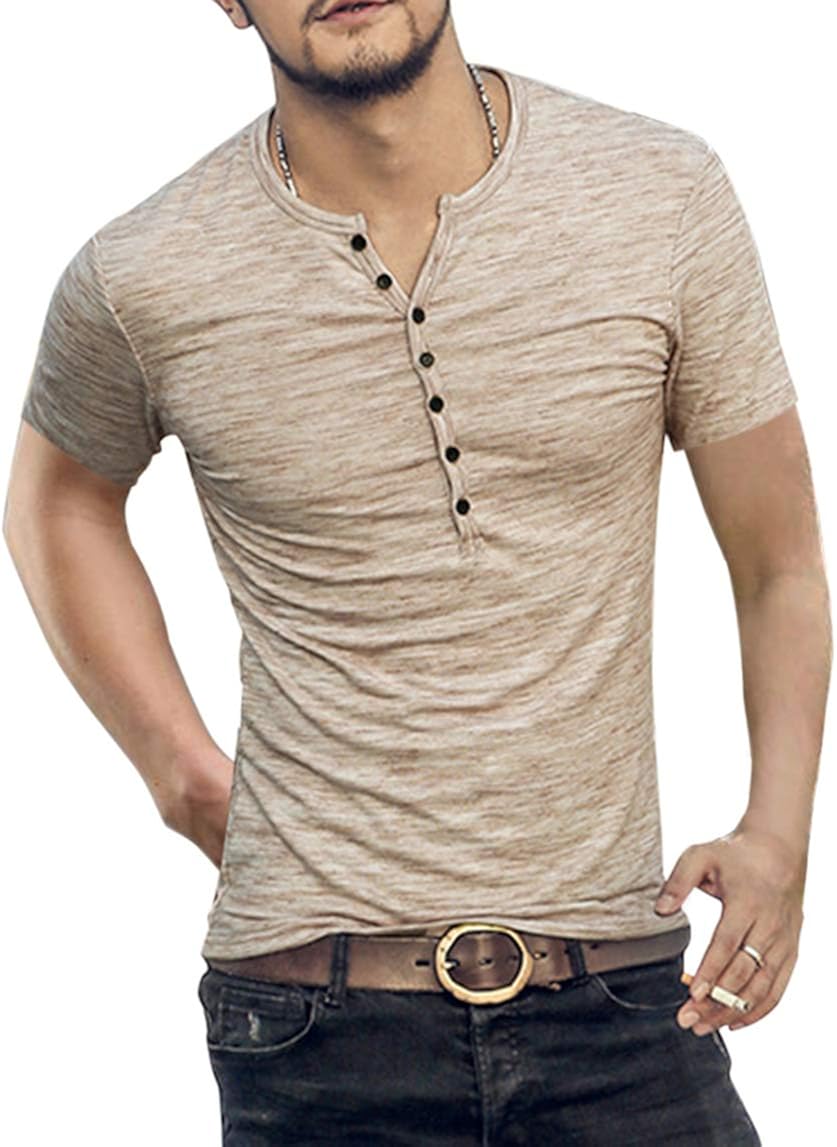 slim henley t shirt