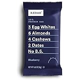 RXBAR, Blueberry, Protein Bar, 1.83 Ounce (Pack of 12), High Protein Snack, Gluten Free