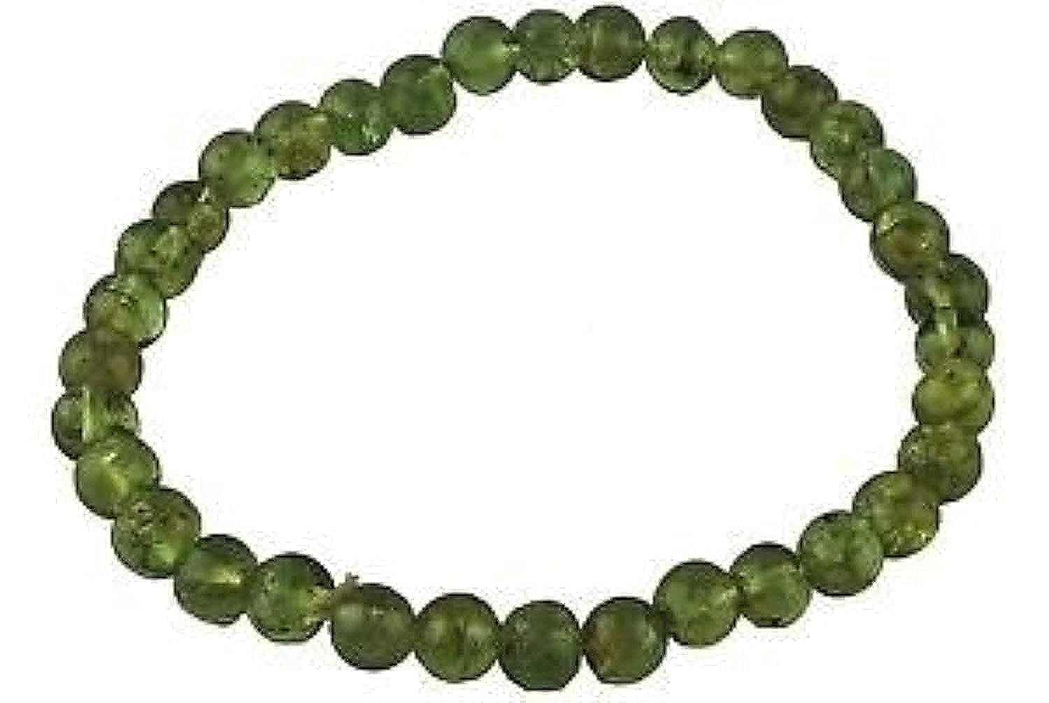 CRYSTALMIRACLE Beautiful Peridot Beaded Bracelet Wellness Positive Energy Fashion accessory Healing Heart Gift Men Women handcrafted Gemstone Powerful