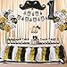 Mr Onederful 1st Birthday Decorations Kit Glittery Mr Onederful Cake Cupcake Topper Moustache Balloon for Little Man/Wonderful One/Bow Tie 1st Birthday Boy Baby Shower Party Supplies Decorations